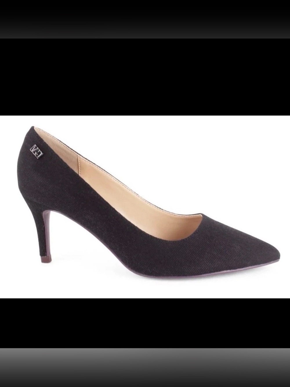 New Gloria Vanderbilt Women's Marilyn Pumps Black Heels Size 8 M Shoes NIB